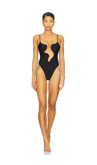 Michael Costello x REVOLVE Korisha One Piece in Black. - size M | Revolve Clothing (Global)