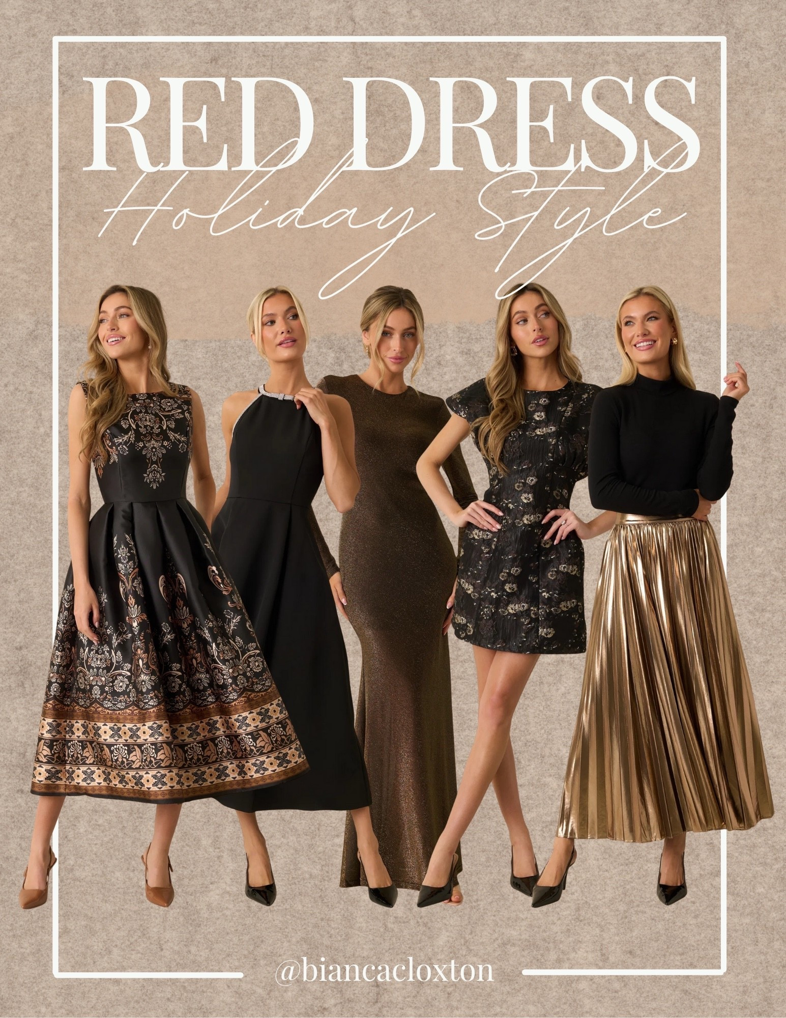 Holiday Style || Red Dress Boutique 

Christmas, glam, party, event, dressy, black, gold



#LTKHoliday #LTKMidsize #LTKootd