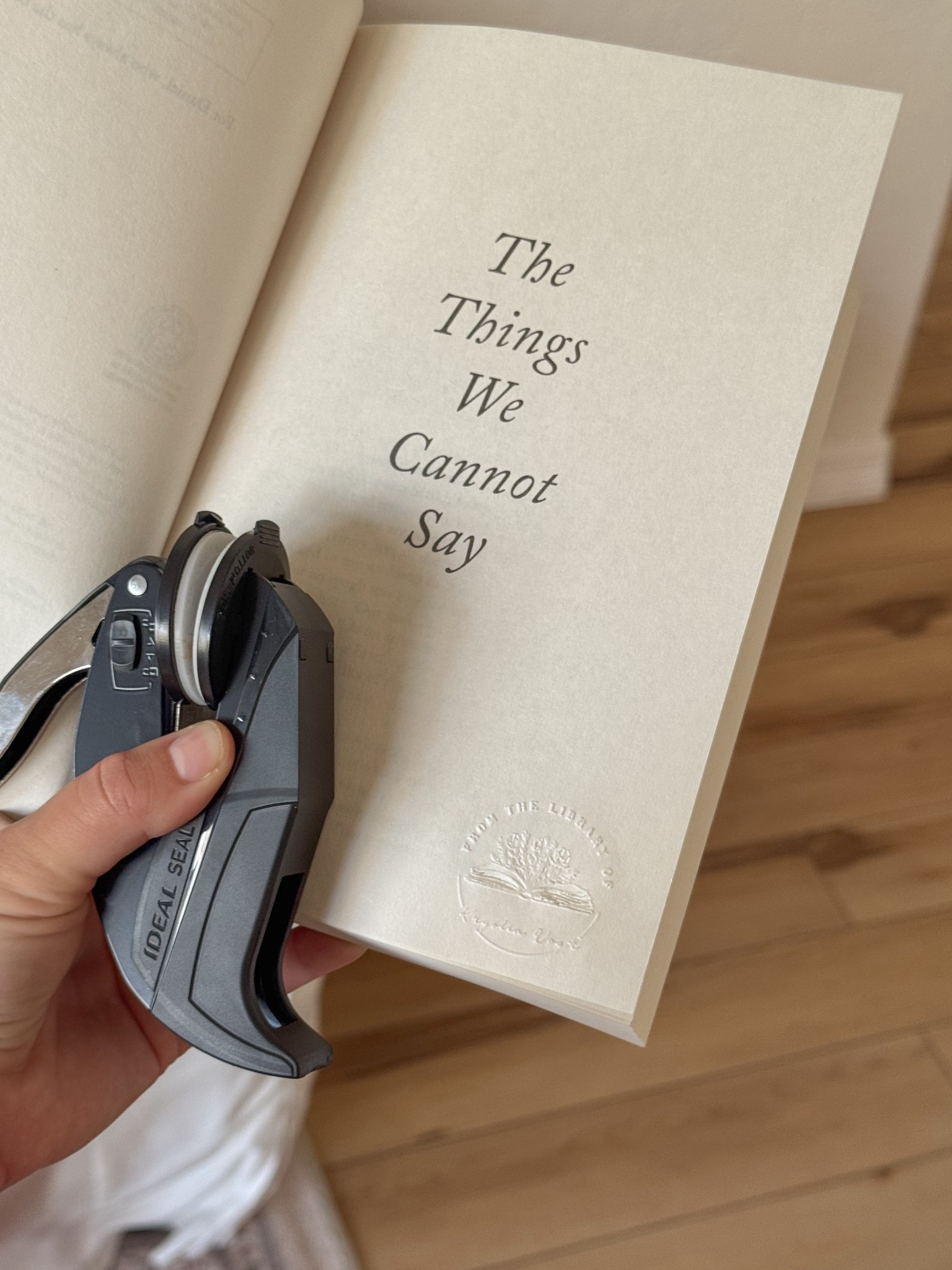 custom book embosser 🫶🏼📖🐛 such a fun gift for the reader in your life! 

#LTKGiftGuide