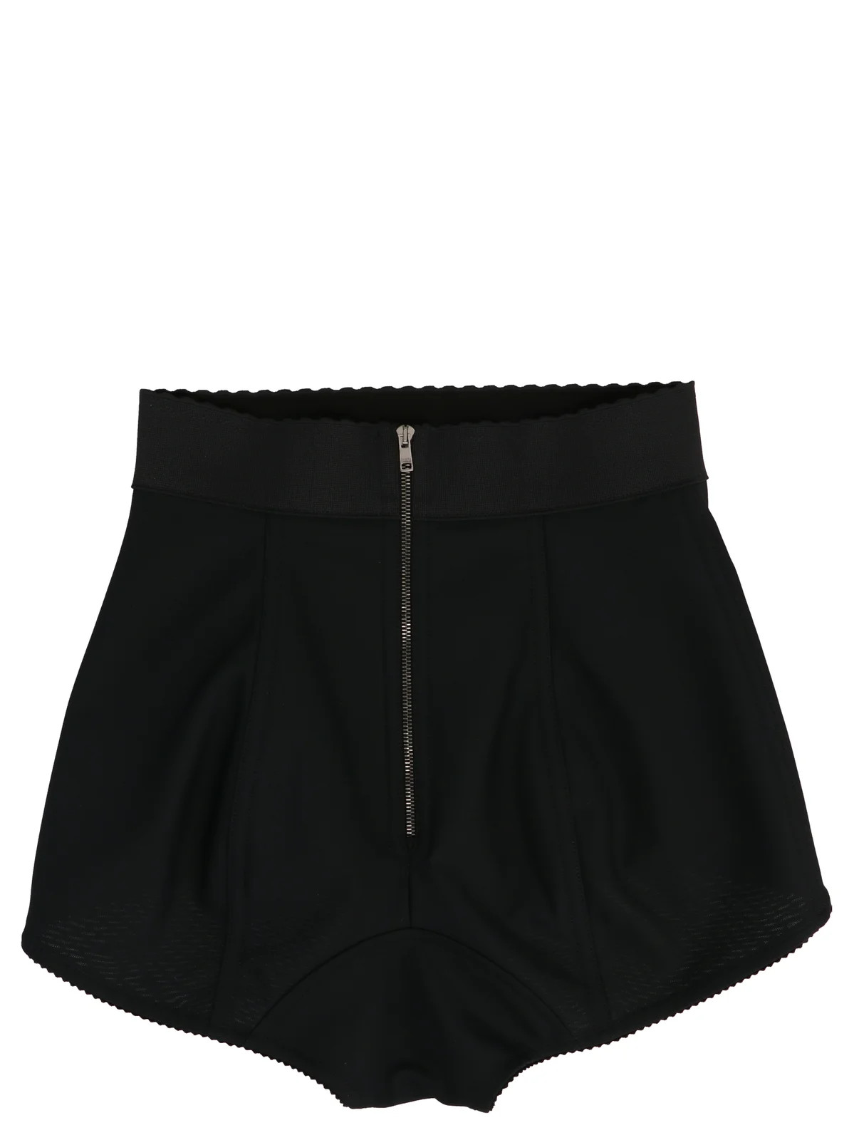 Dolce & Gabbana Scalloped-Waistband Zipped Shorts | Cettire Global