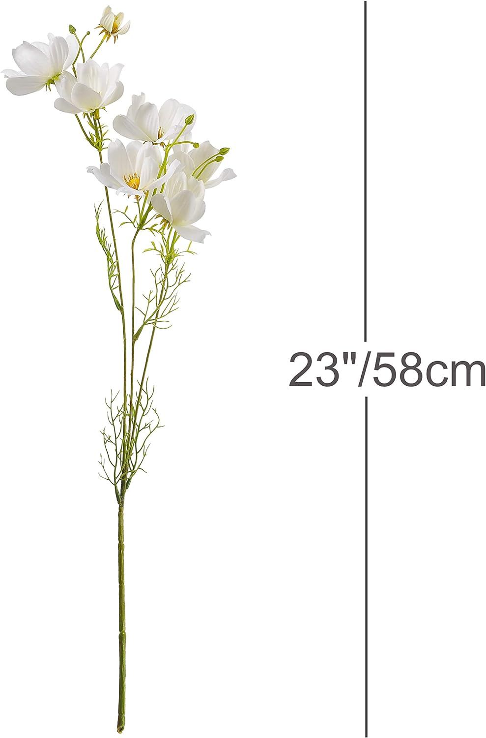 cn-Knight Artificial Wild Flower Cosmos 6pcs Long Stem Coreopsis for Wedding Bridal DIY Bouquet H... | Amazon (US)