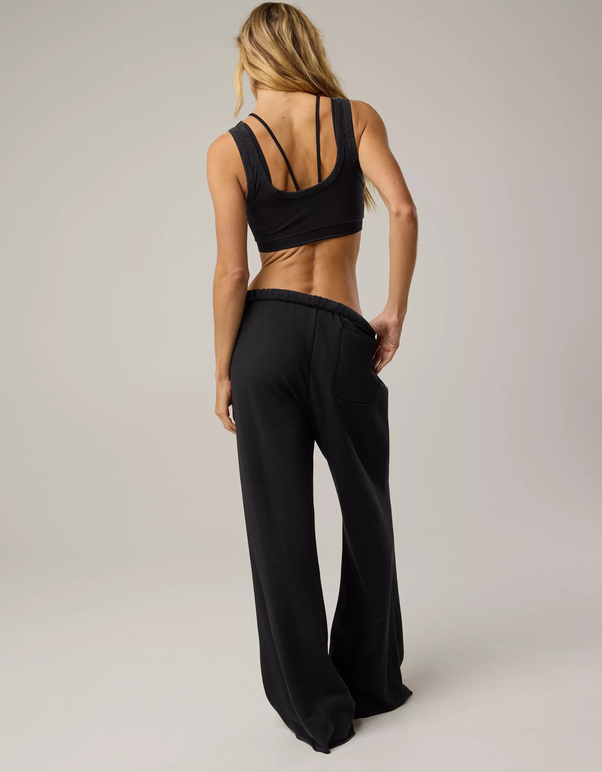 OFFLINE By Aerie OTT Fleece Super Wide Leg Pant | Aerie