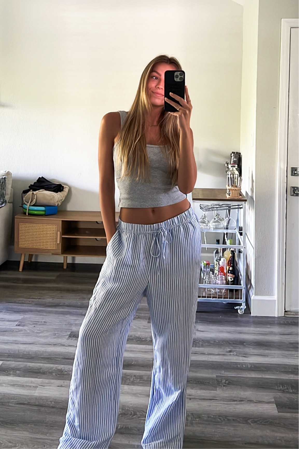 Is this cute or giving pjs ?!? I’m wearing a small in the top & a medium in the pants because that’s all they had! definitely big but the drawstring holds them up

#LTKSeasonal #LTKStyleTip