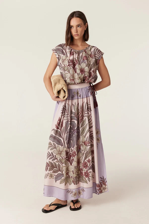 Erika Top - Paradise Print | Cable Melbourne
