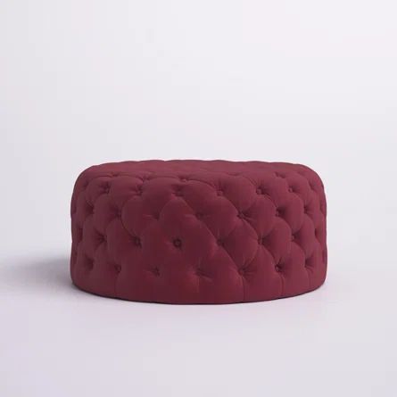 Etta Avenue™ Ameer 35" Wide Velvet Tufted Round Cocktail Ottoman | Wayfair | Wayfair North America