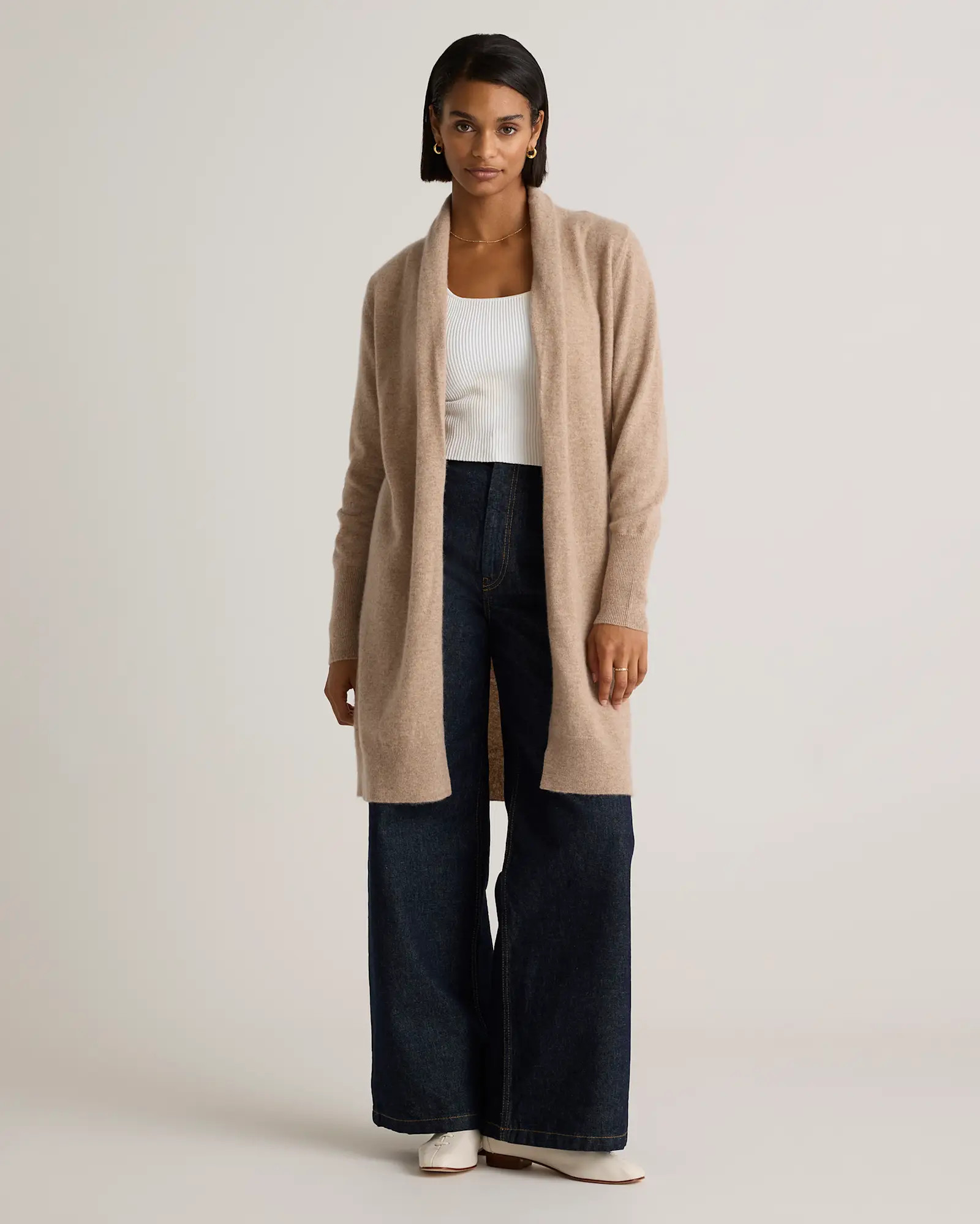 Mongolian Cashmere Duster Cardigan Sweater | Quince