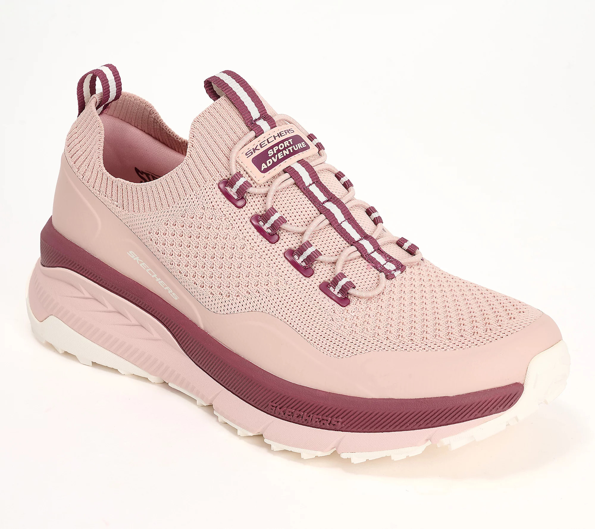 As Is Skechers Switch Back Washable Bungee Knit Sneakers | QVC