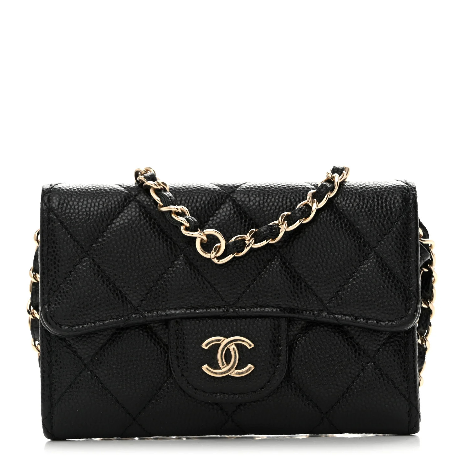 Chanel Caviar Quilted Belt Bag Black 1954561 | FASHIONPHILE (US)