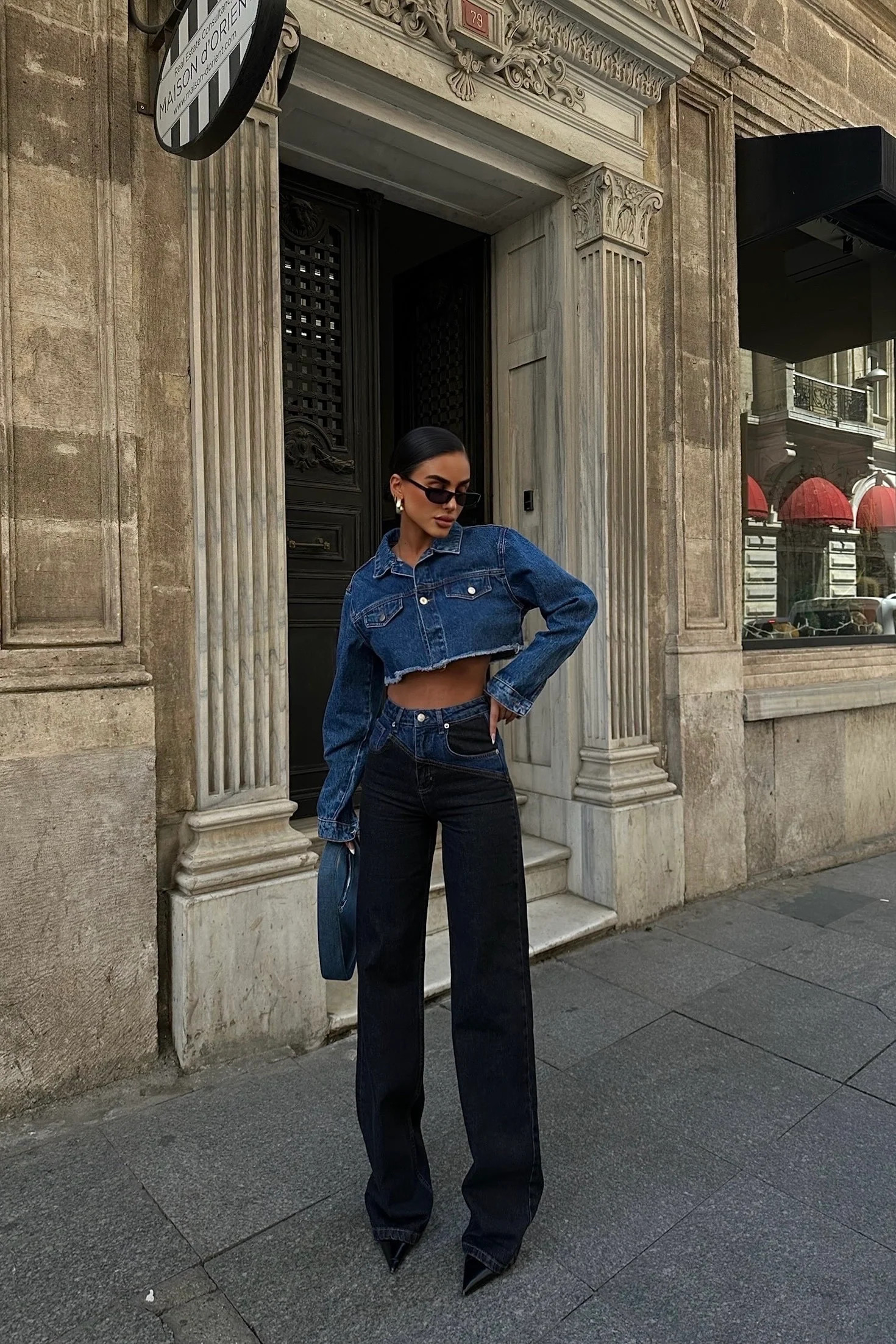 Bicolor Straight Jeans | PIRAL