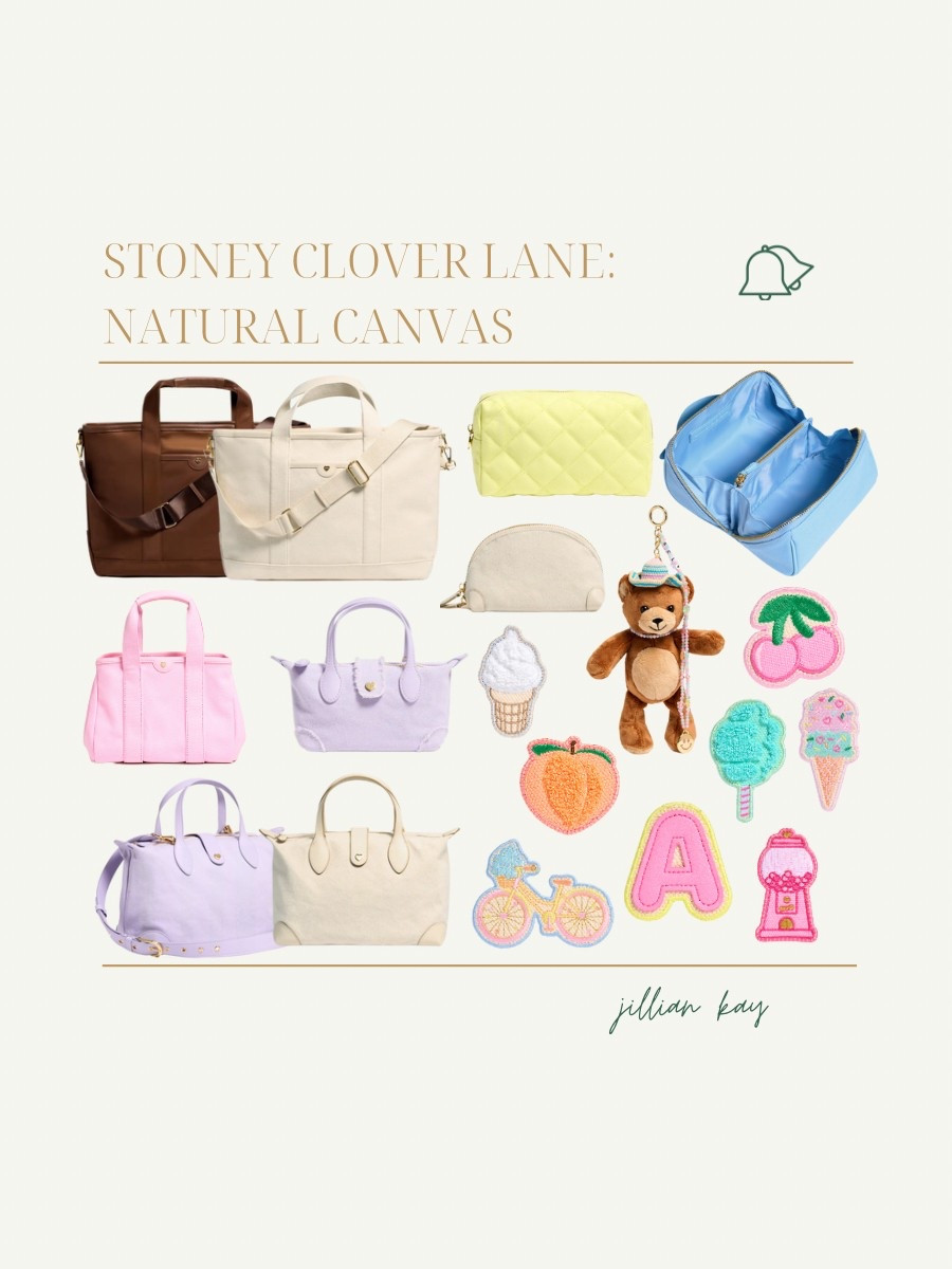 New Stoney Clover Lane Natural Canvas collection ✨👝👛

Cute new pouchette styles in colors perfect year round! 

Ig: @jkyinthesky & @jillianybarra

#summerstyle #springstyle #accessories #stoneyclover #stoneycloverlane #purse #aestheticstyle #trendystyle #trendybag #trendybags #totes #totebags #minibags #beachbags 

#LTKSeasonal #LTKItBag #LTKStyleTip