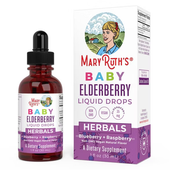 MaryRuth's Organics Liquid Baby Elderberry Drops - 1 fl oz | Target