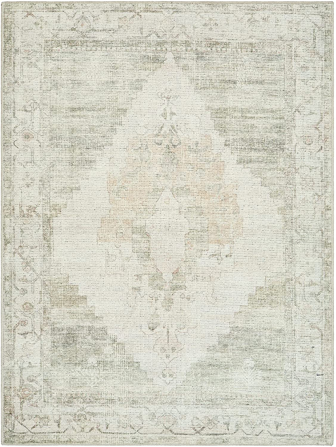SURYA Becki Owens x Luca Medallion Area Rug, 5'3" x 7', Olive | Amazon (US)