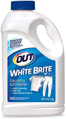 OUT White Brite Laundry Whitener, Removes Red Clay, Perfect for Cleaning White Baseball Pants, Sh... | Amazon (US)