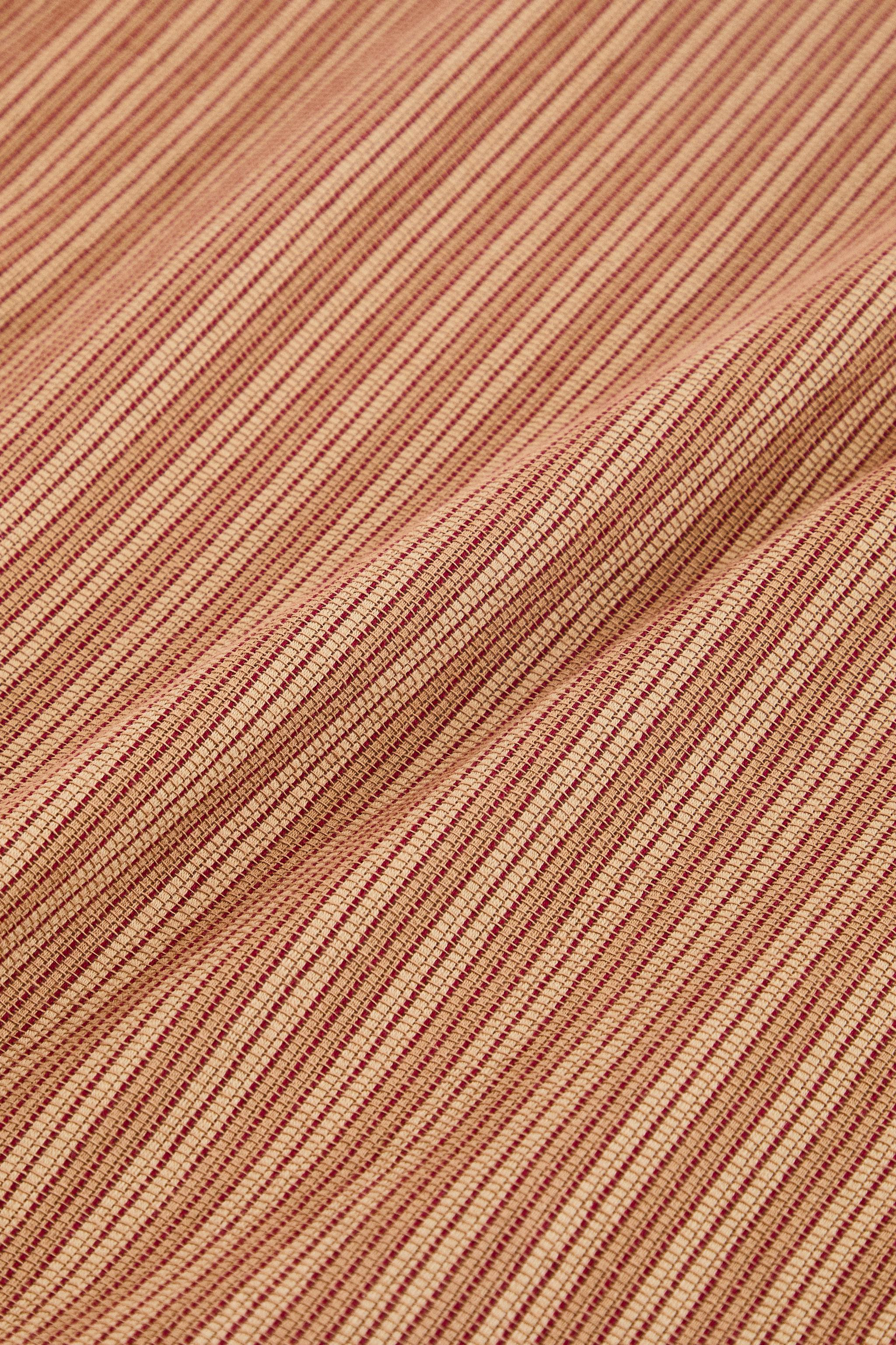 STRIPED COTTON TABLECLOTH WITH FRINGING | Zara US