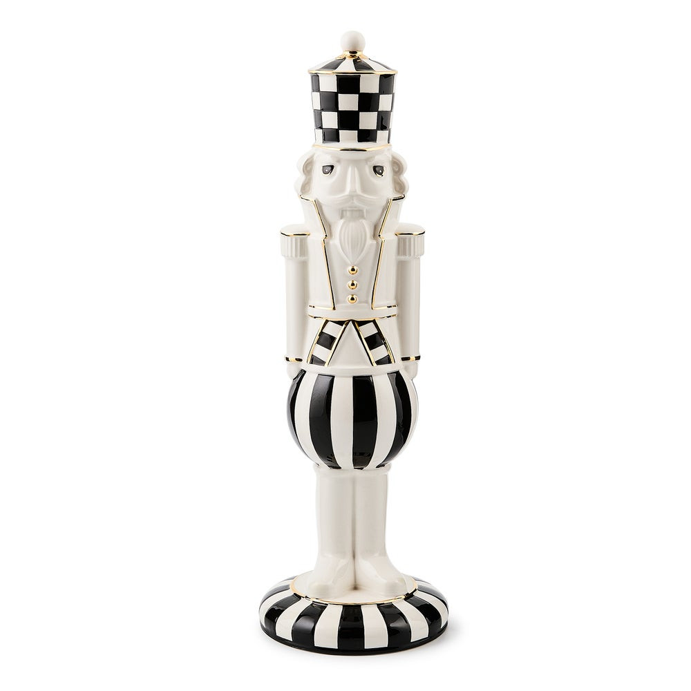 Courtly Noel Ceramic Nutcracker Figurine | MacKenzie-Childs