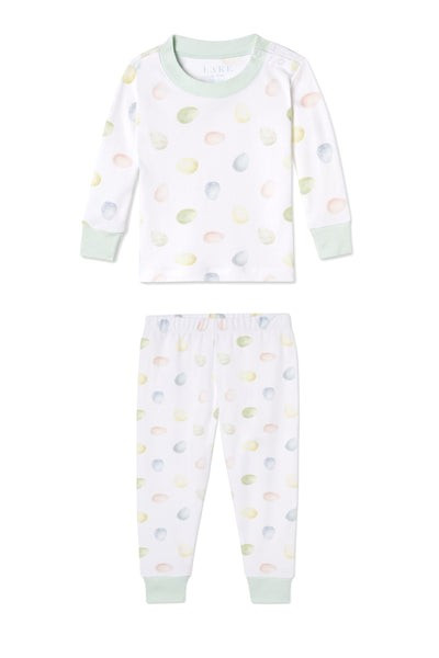 Baby Long-Long Set in Hatch | LAKE Pajamas