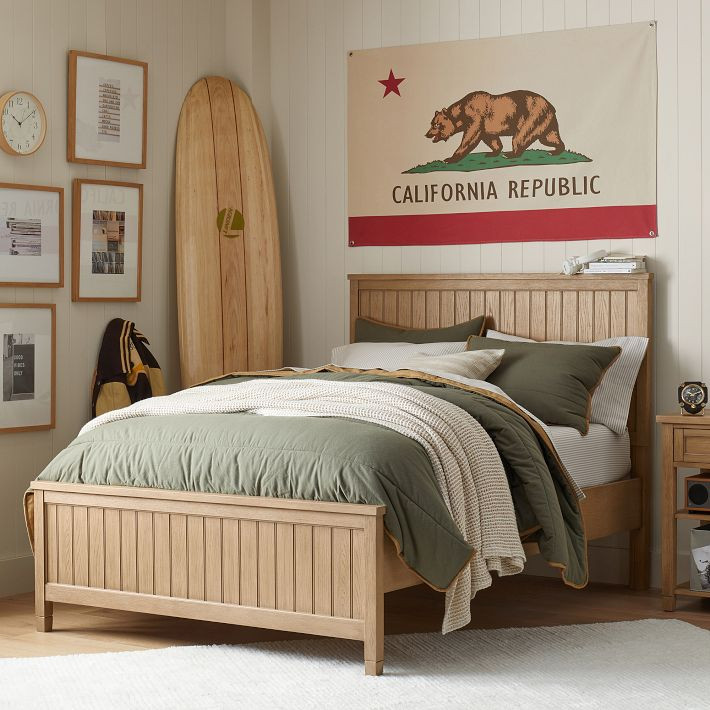 Beadboard Basic Bed | Pottery Barn Teen