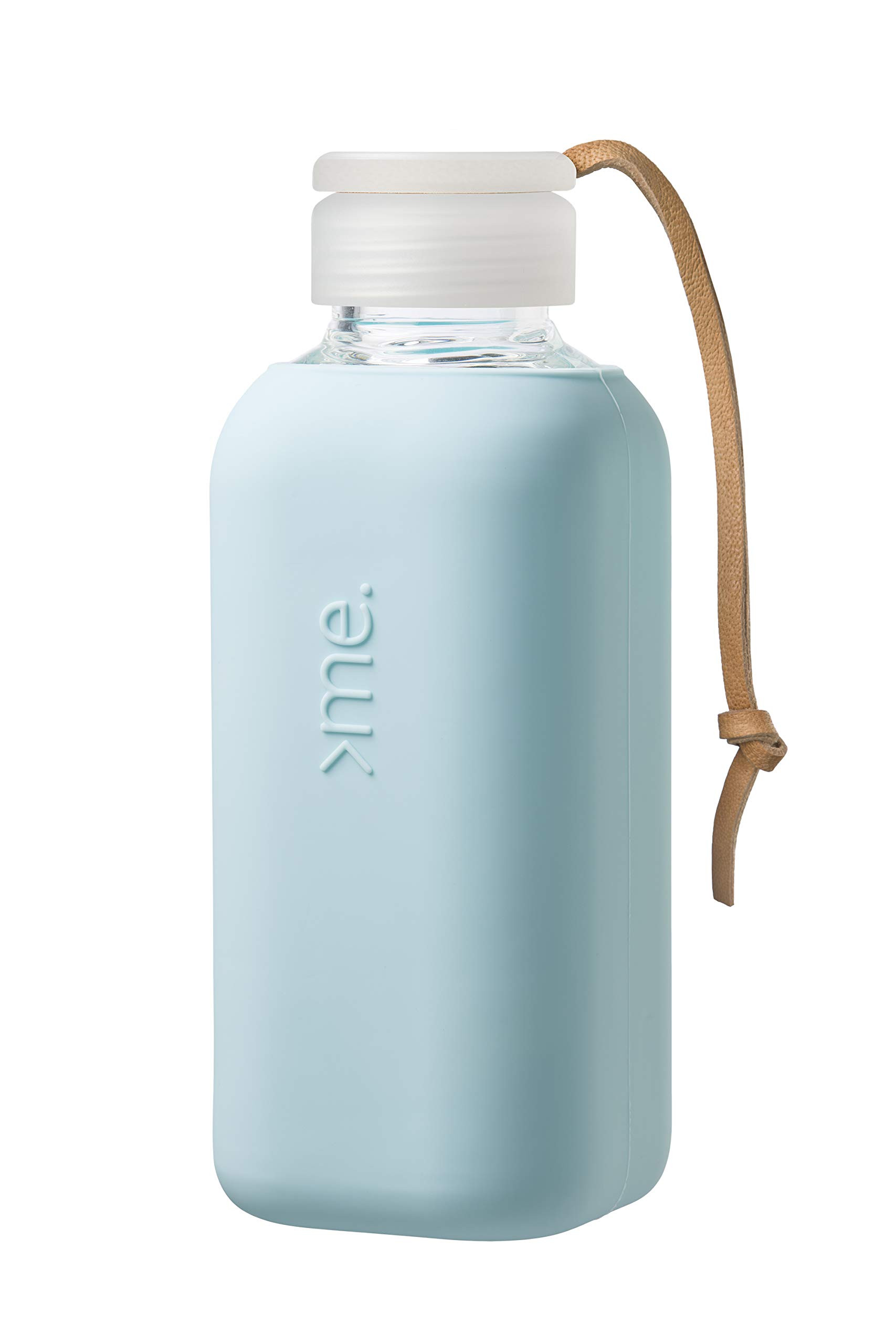 SQUIREME. Y1 Borosilicate Glass Water Bottles, Clear Bottle, Reusable, BPA Free, Tumbler, Dishwas... | Amazon (US)