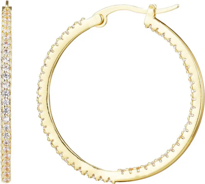Adornia Pavé CZ Infinity Hoop Earrings | Nordstromrack | Nordstrom Rack