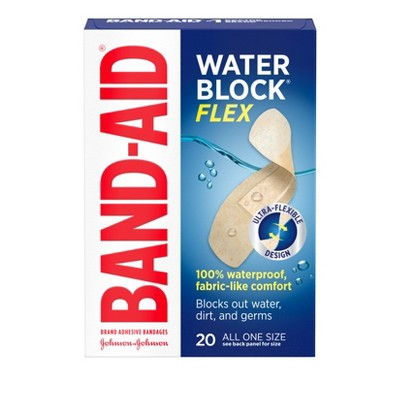 Band-Aid Water Block Adhesive Bandages - 20ct | Target