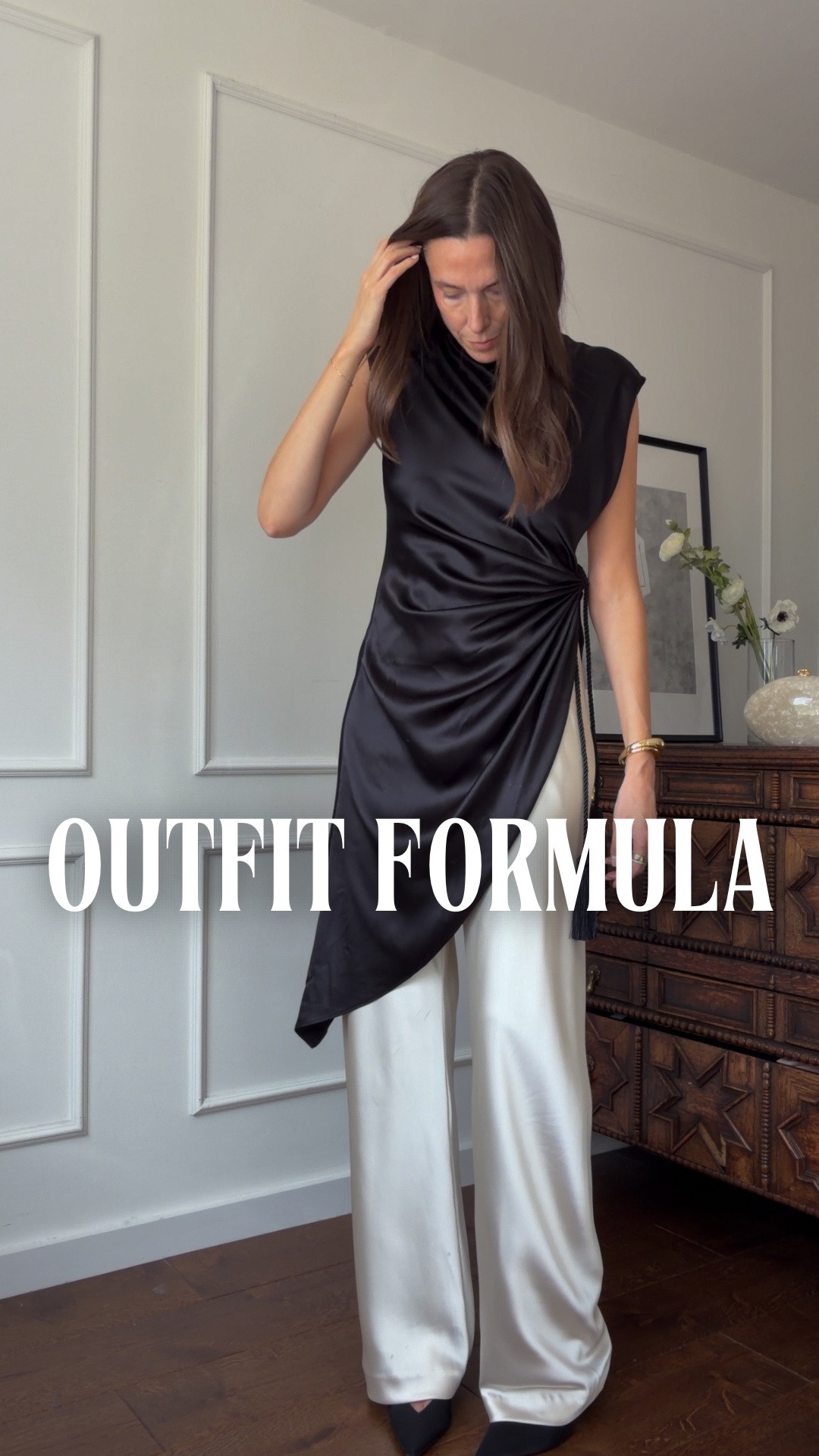 Satin trousers, I’m wearing a 10 long

Occasionwear, outfit formula, date night, dinner outfit, autumn date night outfit

#LTKFashionMonth #LTKuk #LTKautumn