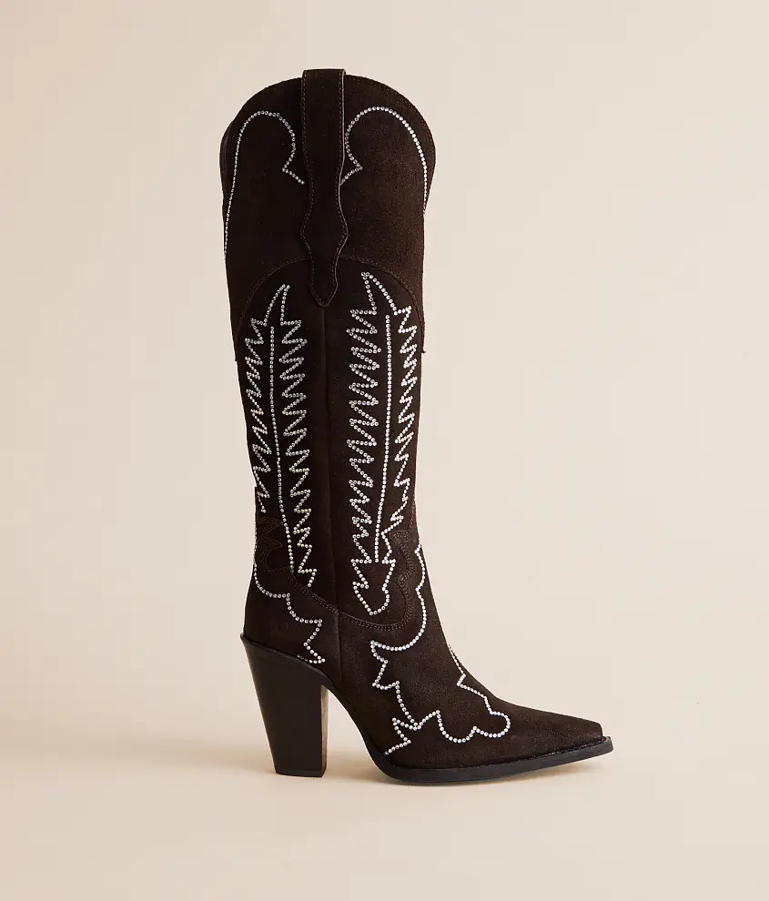Double Take Leather Western Boot | Buckle