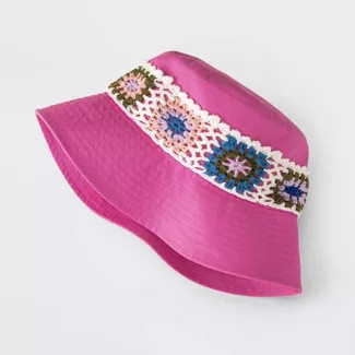 Kids' Bucket Hat - art class™ Pink | Target