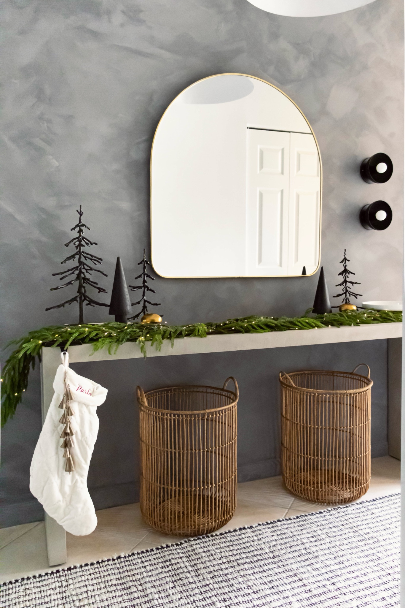 Console table decor for christmas season. 

#LTKhome #LTKHoliday

#LTKSeasonal