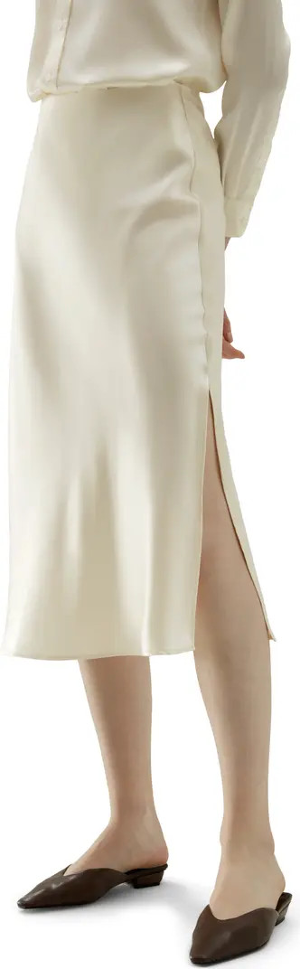 Minimalist Aesthetic Silk Poppy Skirt | Nordstrom