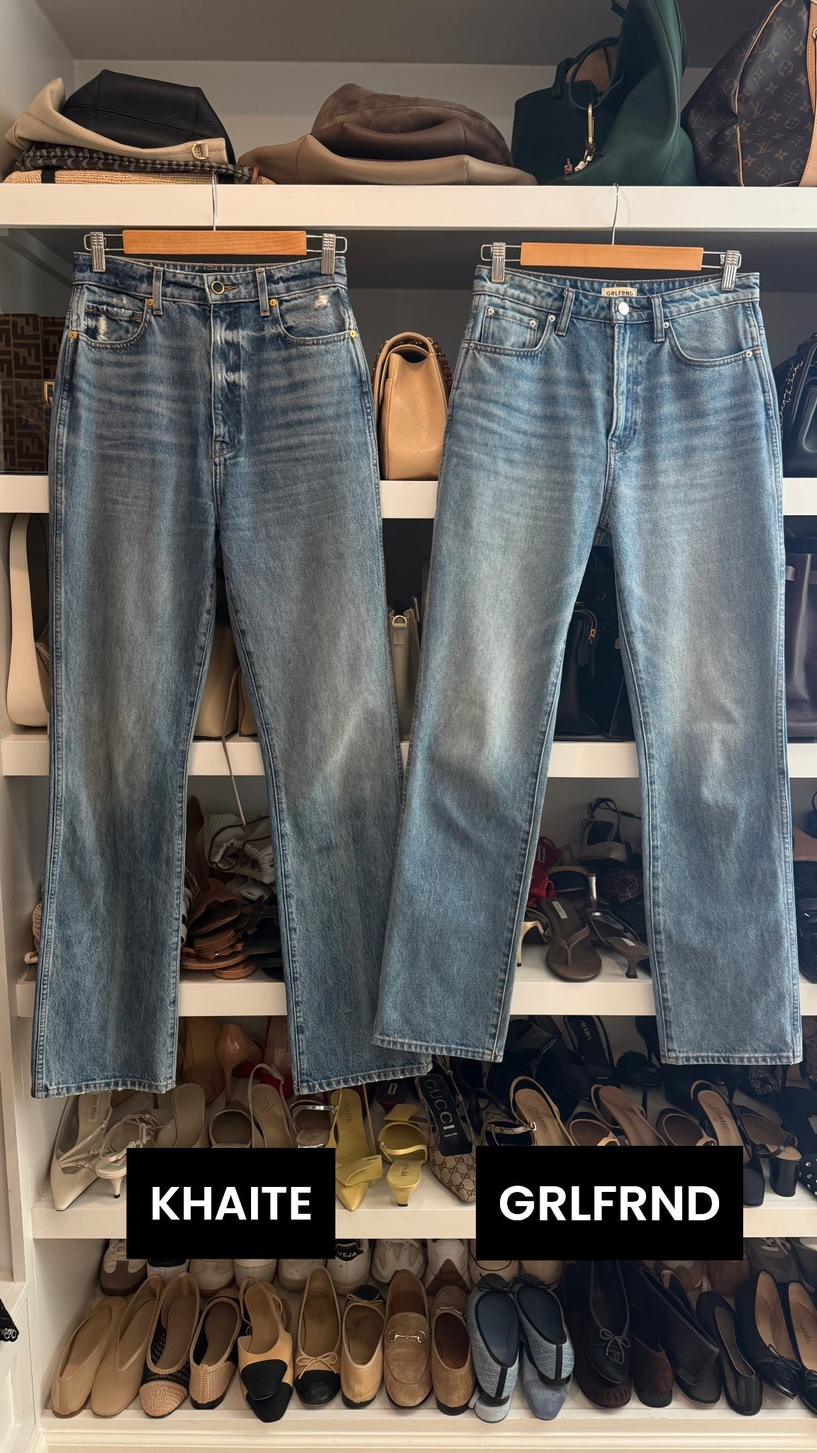 I personally think the GRLFRND jeans are better than Khaite! And the price is so much better 

#LTKTall