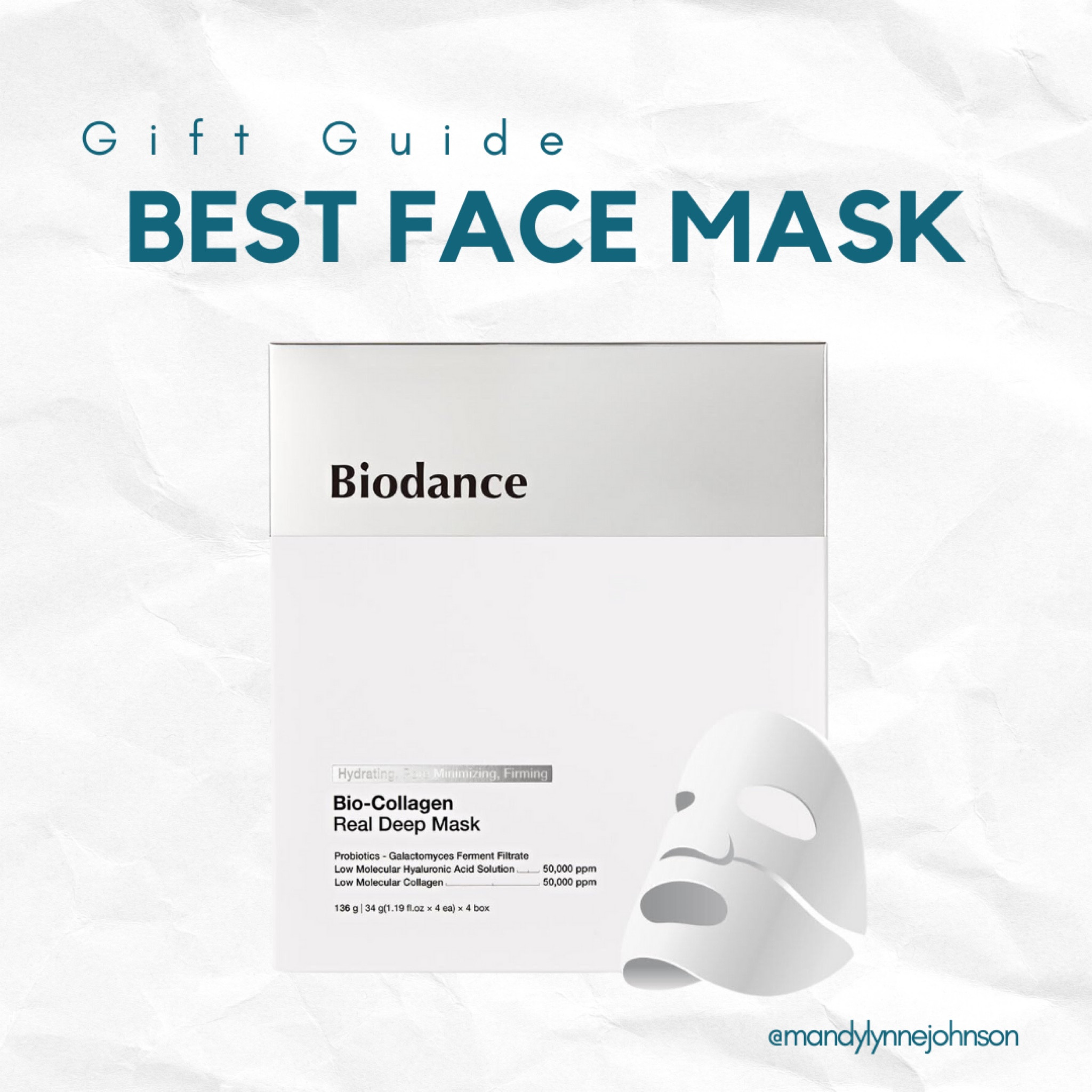 Best face mask! Great for any person on your list! 

#LTKCyberWeek #LTKSeasonal #LTKGiftGuide