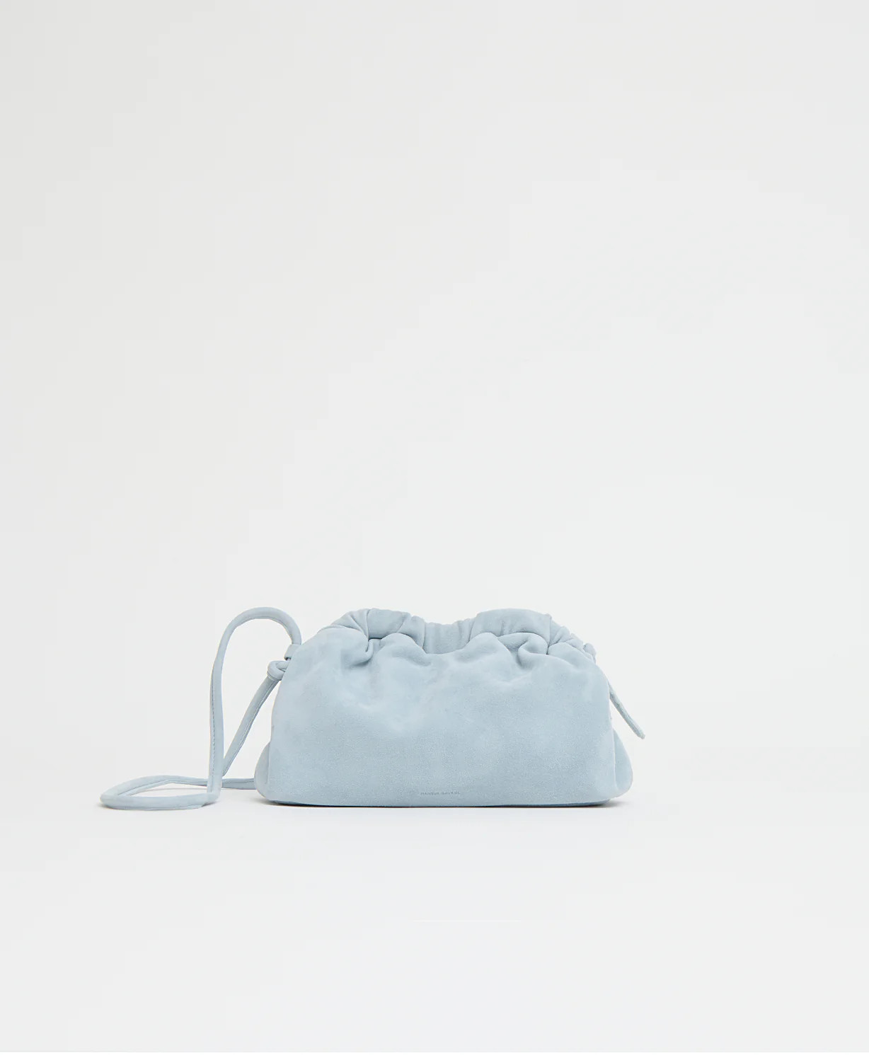 Mini Cloud Clutch - Baby Blue Suede | MANSUR GAVRIEL