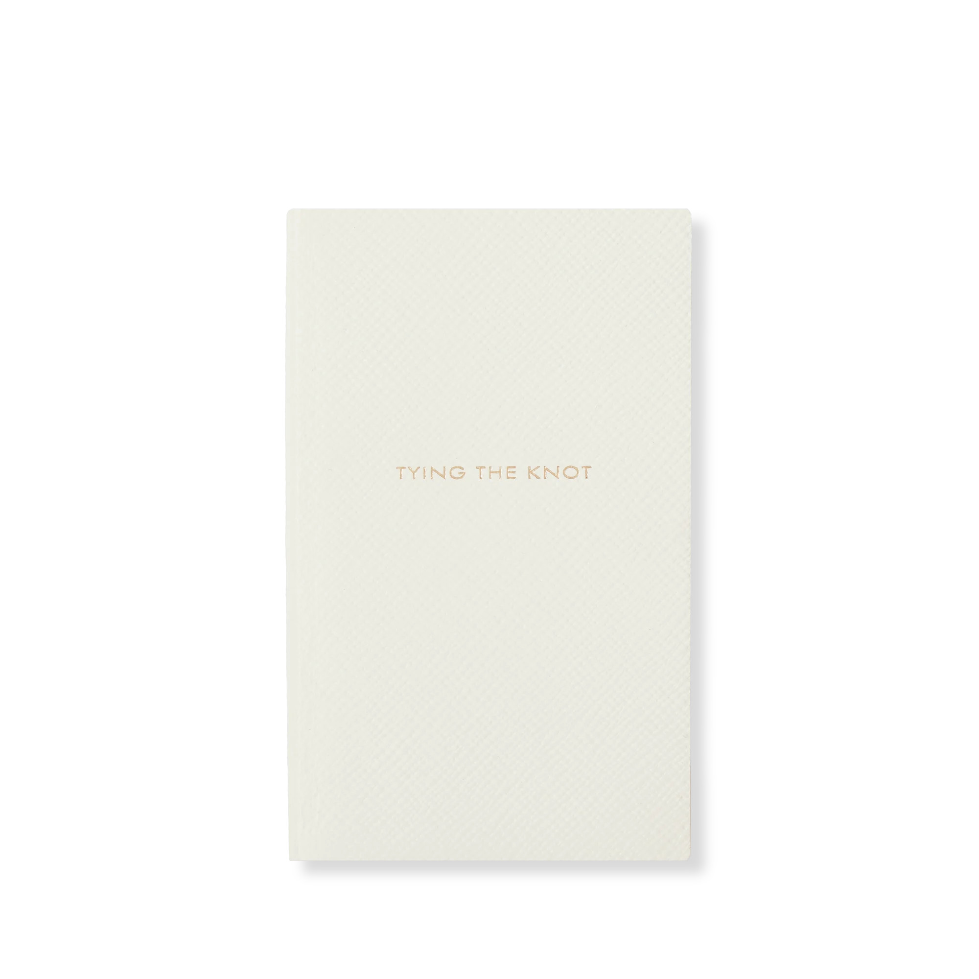 Tying The Knot Panama Notebook in white | Smythson | Smythson