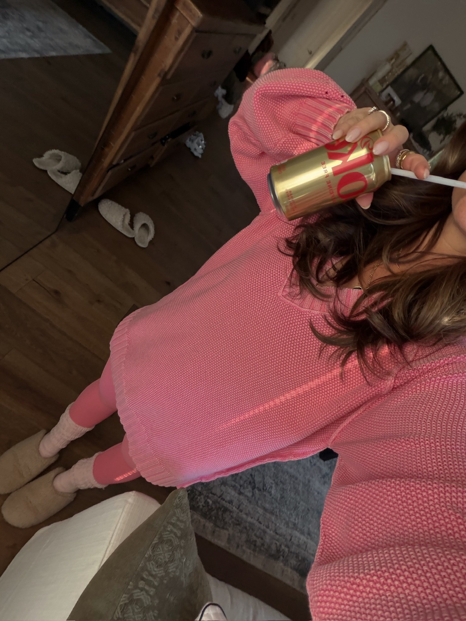 Pink and cozy 🎀💖 perfect for Valentine’s Day 

#LTKSeasonal #LTKValentine #LTKootd