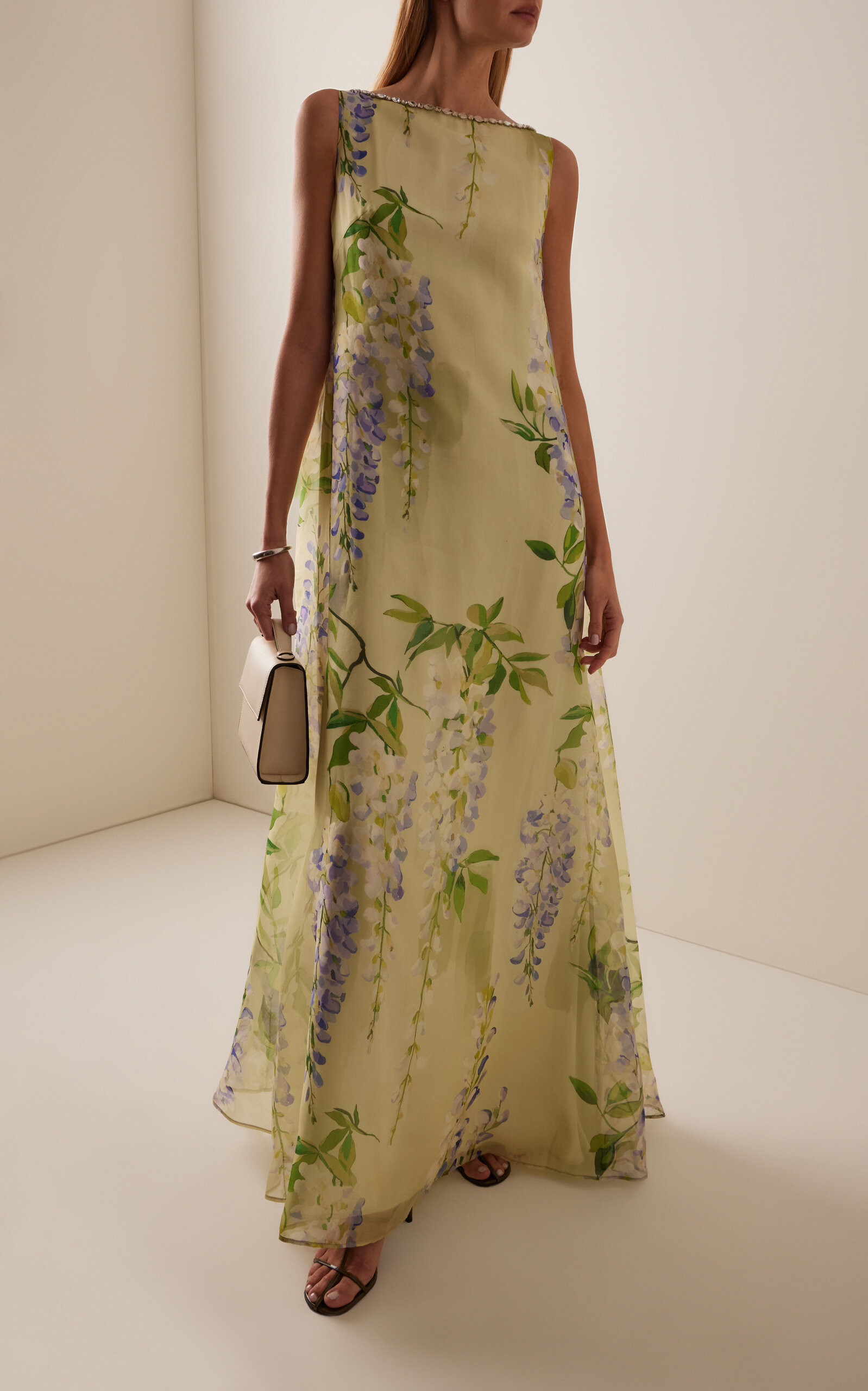 Yumei Open-Back Silk Gown | Moda Operandi (Global)
