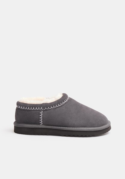 Padded Collar Sheepskin Snug Slippers | Hush UK