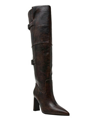 Women's Vivii Over-The-Knee Buckle Boots, Macy's Exclusive | Macy's