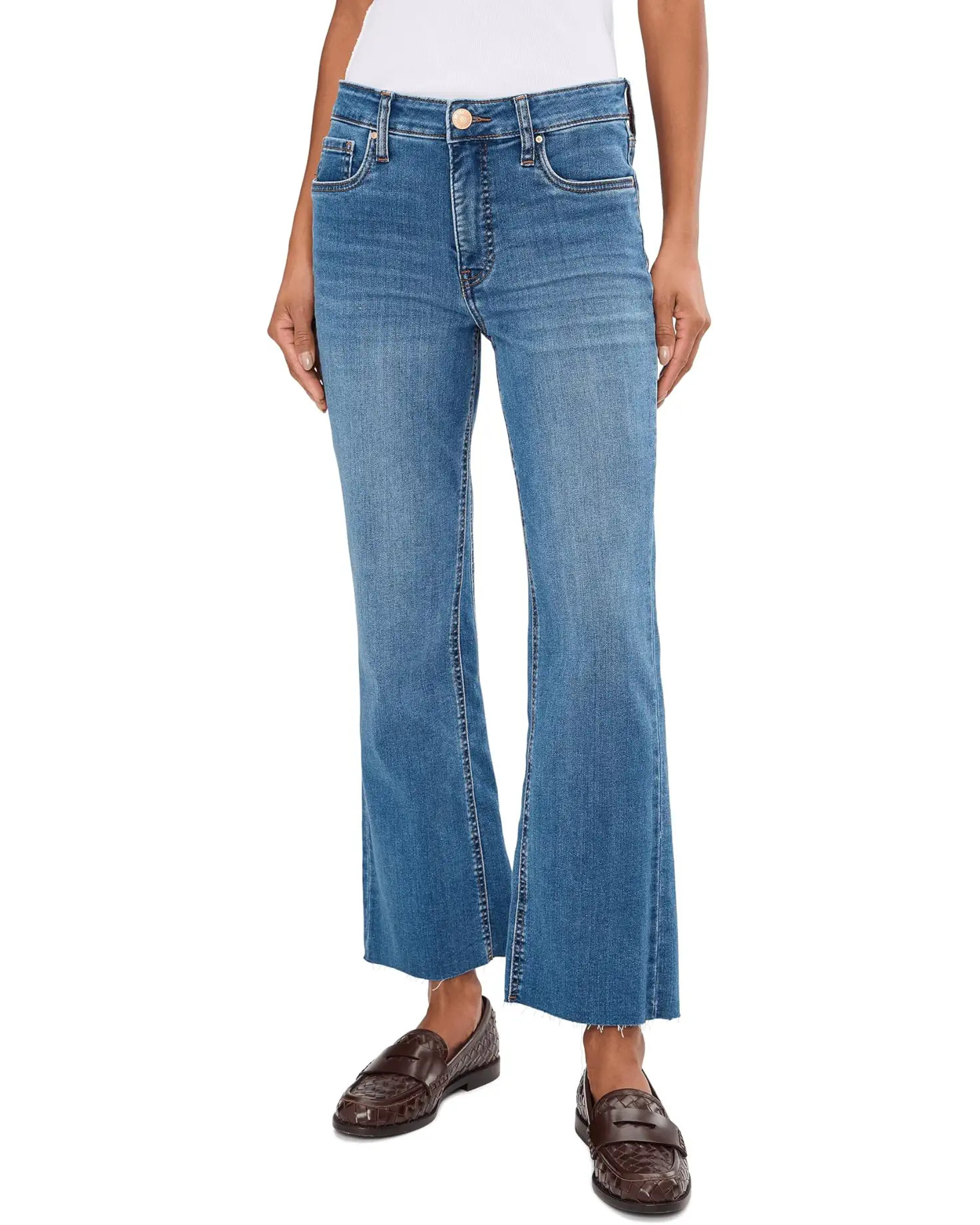 Women's KUT from the Kloth Kelsey High Rise Fab Ab Ankle Flare-Nset Leg | Zappos.com