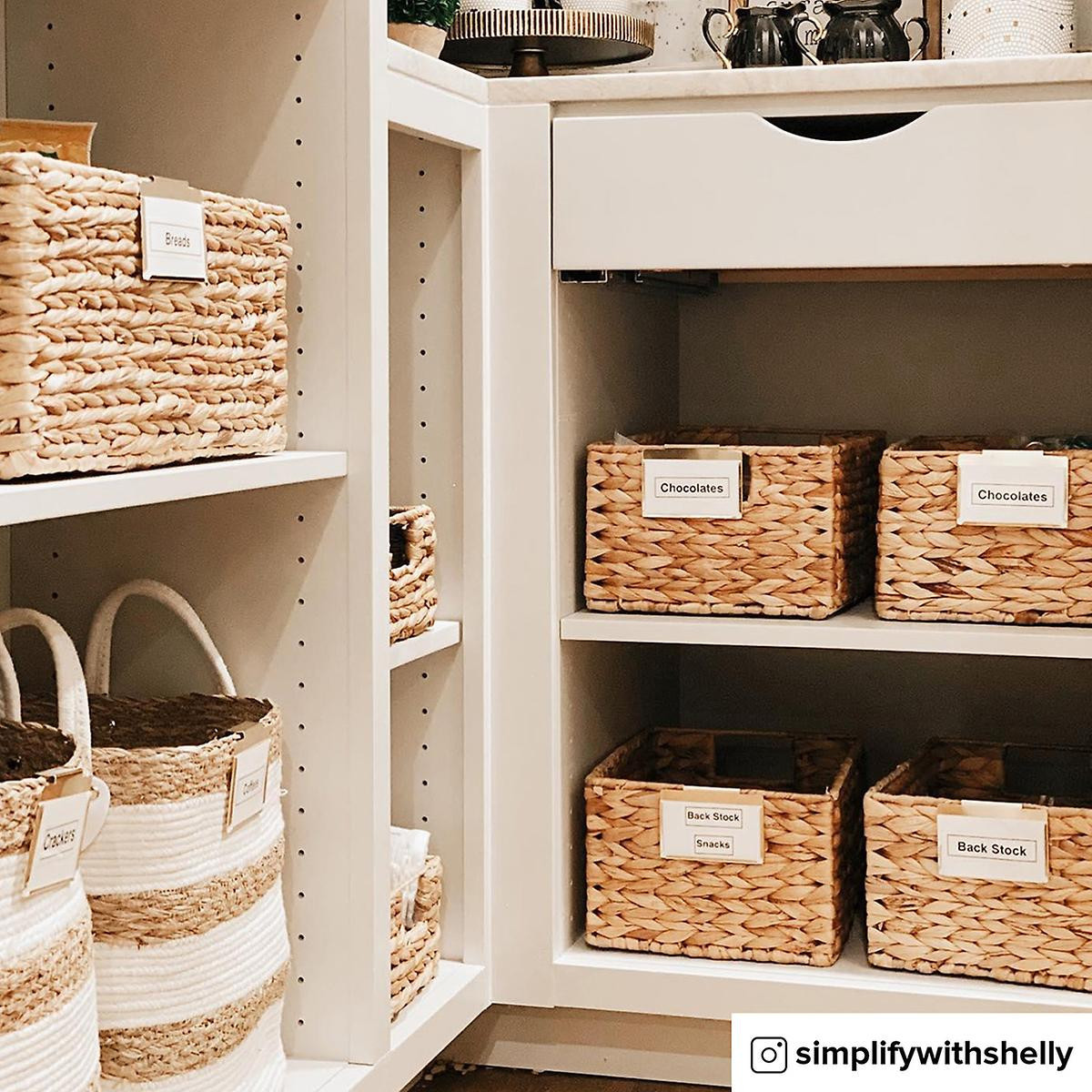 Water Hyacinth Storage Bins with Handles | The Container Store