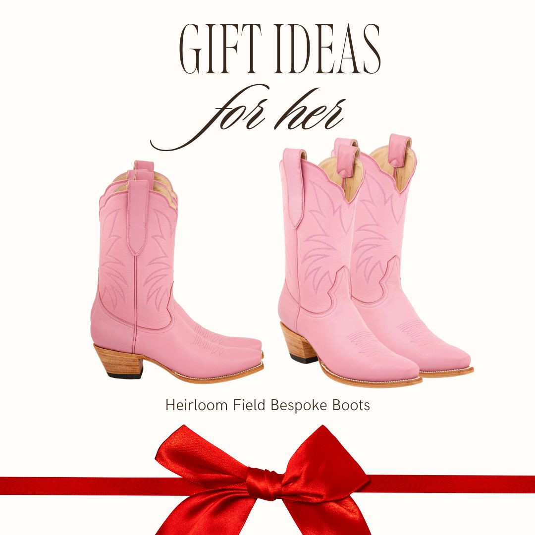 Complete your wardrobe with these handmade, luxury cowgirl boots! 🎄

Whether you're styling Christmas outfits or searching for the most comfortable luxury boots on the market, our 13" Buttery Soft Full-grain Calfskin Petal Pink Taylor Midi Boots are a must-have.✨

These are a luxury gift for her that will be treasured forever! Add them to your wishlist, and tell your friends who appreciate incredible boots!

luxury gifts for her / holiday outfits / cowgirl boots / christmas outfits / gift guide for her / gifts for her / white elephant gift / holiday party outfit / gift guide / luxury gift for her / boots / anniversary gift / Valentine's Day gift / graduation gift / designer / small batch / limited edition / wedding shoes 

 #LTKGiftGuide #LTKHoliday #LTKShoeCrush