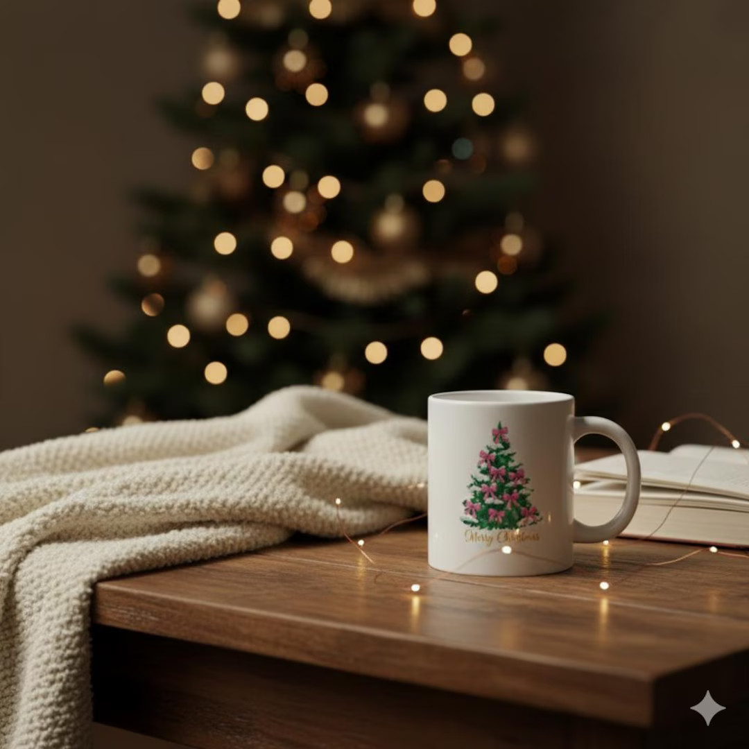 Christmas Tree Coffee Mug, Holiday Jumbo 20oz Ceramic Mug, Holiday Coffee Mug - Etsy | Etsy (US)