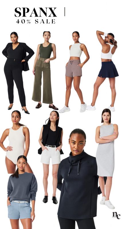 Spanx 40% off this is such a good sale especially for their shorts and air essentials 😍👏 mom approved style. Mom fashion, midsize, workwear, business professional. 

#LTKMidsize #LTKFindsUnder100 #LTKStyleTip