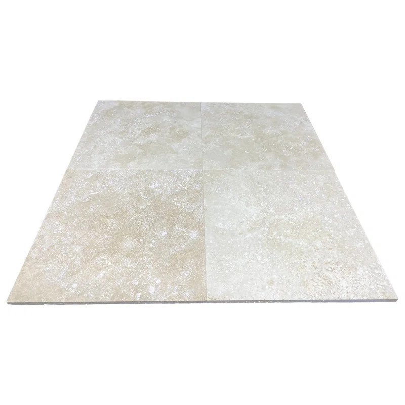 Ivory 18" x 18" Travertine Wall & Floor Tile | Wayfair North America