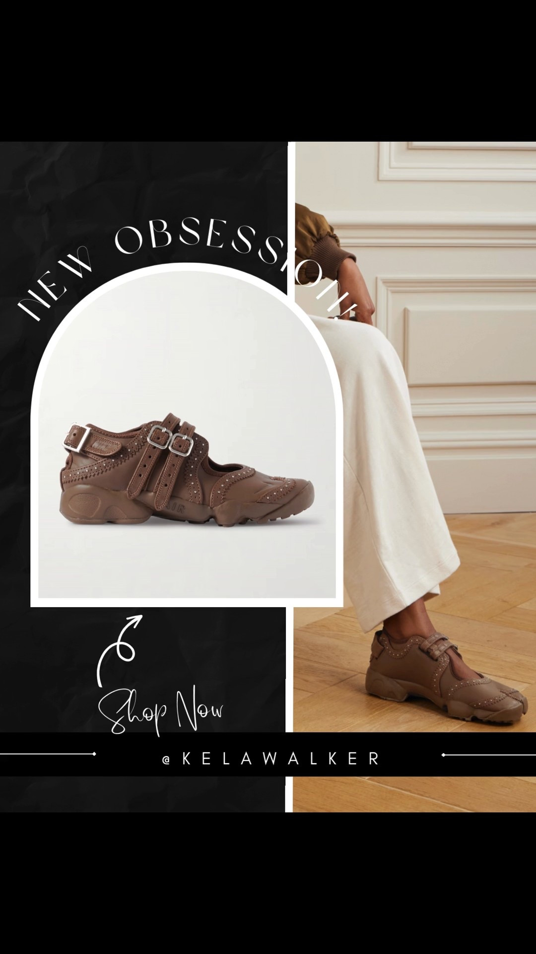 the most comfortable sneaker ever.
I’ve loved Nike Rifts for years. They’re insanely comfortable, easy to slip on, and feel cool without trying too hard. No laces, flexible sole, and this pair steps up the style with a cleaner, more elevated look. The split-toe design used to feel niche, but post-Tabi era, everyone’s into it, and Rifts were doing it long before it was trendy. Sizes go fast, so don’t wait.

Style tip
Stick with your normal size. Let the split-toe lead and keep the rest of the look simple.

Shop the exact pieces or similar ones below.

#LTKActive #LTKdayinmylife #LTKootd