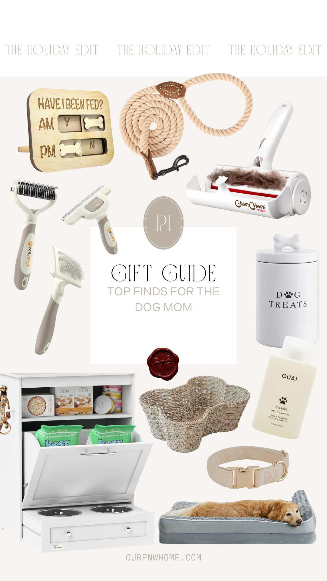 Amazon finds that are perfect for the self-proclaimed dog mom!

gifts for the dog lover, pet feeding station, memory foam dog bed, gifts for the pets, gifts for the dog, dog grooming kit, dog treat canister, dog treat jar, dog shampoo, dog wash, neutral dog collar, neutral leash, pet hair cleaner, dog bone basket, dog toy basket 

 #LTKGiftGuide #LTKHoliday #LTKPets