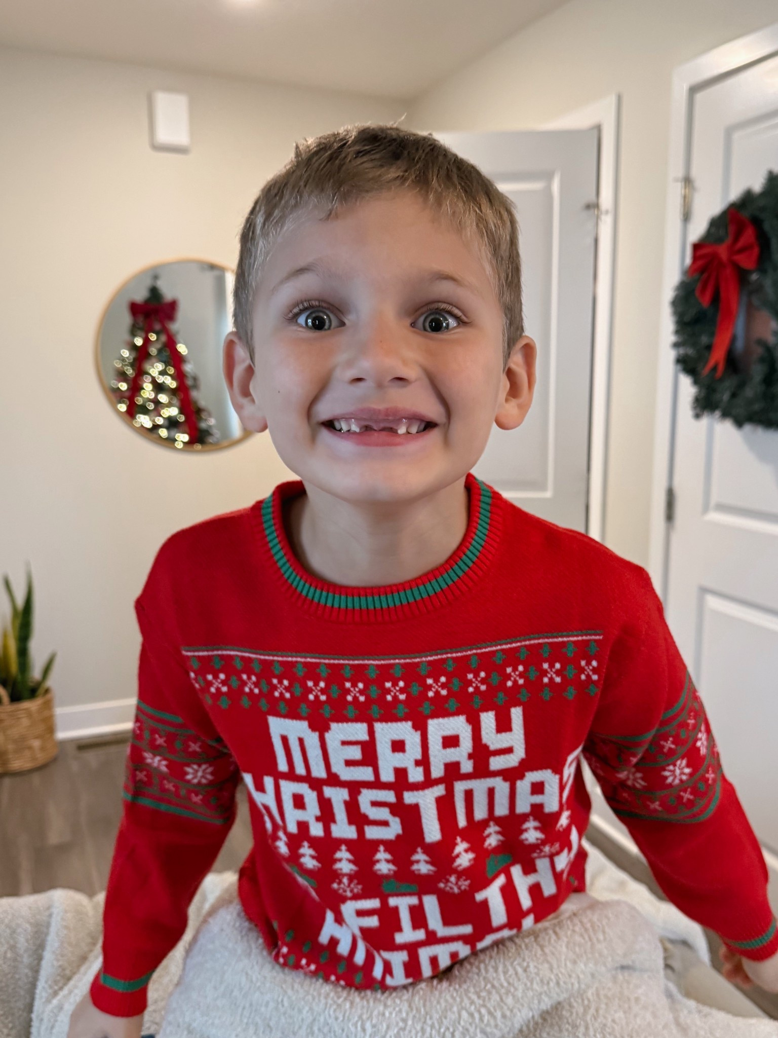 All he wants for Christmas is his two front teeth 😂 Home Alone sweater is from Sam’s!

#LTKHoliday #LTKmomlife #LTKKids