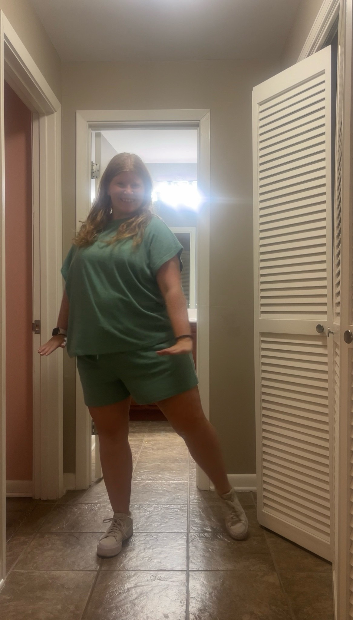 Travel Day 2 OOTD 🤍 Another cute and comfy set! So good got it in three colors and need it in more 💕

#LTKootd #LTKPlusSize #LTKTravel