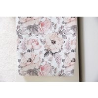 Snowy Rose Changing Pad Cover, Baby Girl Nursery Accessories, Blush Pink Roses Bedding, New Mom Gift | Etsy (US)