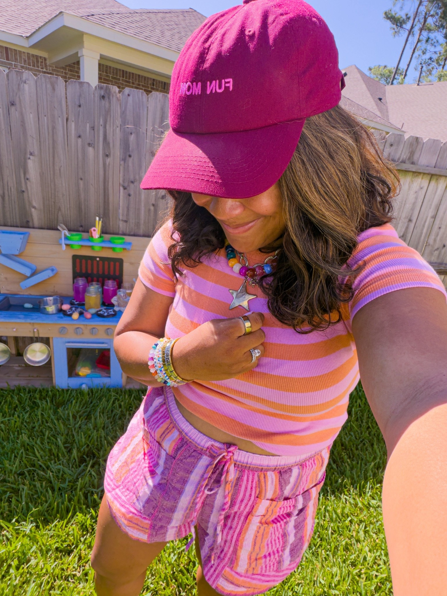 SUMMER MOM FIT: love the mix & match stripes for summer! Wearing mediums in both pieces!

#LTKootd #LTKmomlife