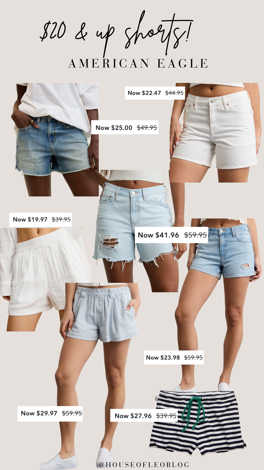 Shorts at American Eagle & Aerie are $20 and up!  

 #LTKSaleAlert